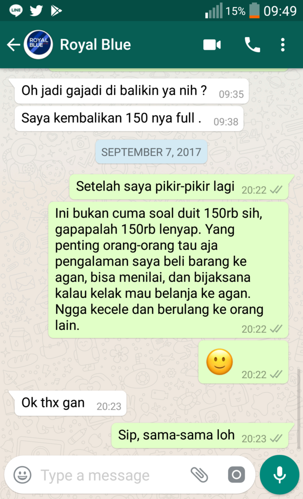 Masuk gan! : Sharing Pengalaman Belanja Pakaian Secondhand Branded di Instagram