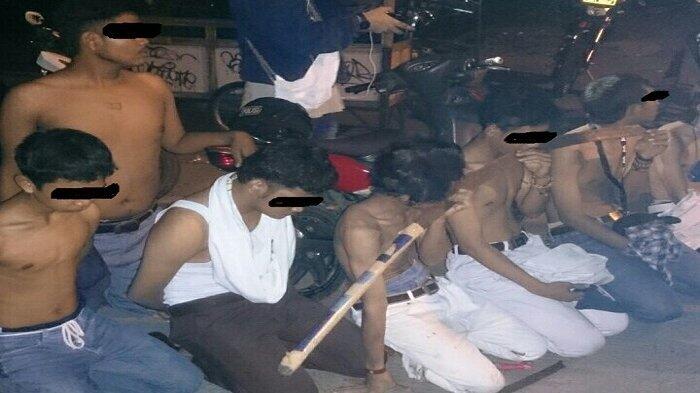 Nongkrong sambil Bawa Celurit, Delapan Pemuda Dibekuk Tim Jaguar Depok