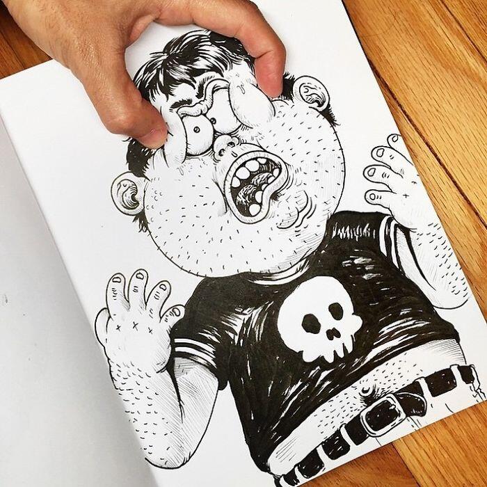Gambar Lucu Berantem Dengan Yang Ngegambar