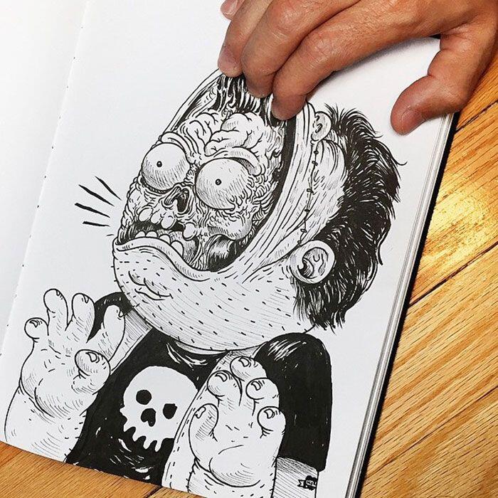 Gambar Lucu Berantem Dengan Yang Ngegambar