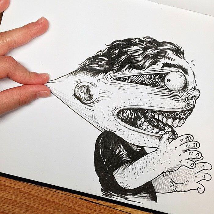 Gambar Lucu Berantem Dengan Yang Ngegambar
