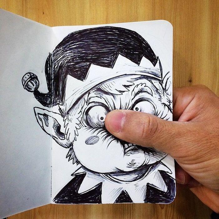 Gambar Lucu Berantem Dengan Yang Ngegambar