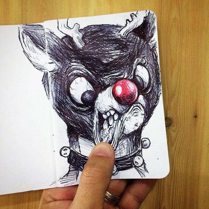 Gambar Lucu Berantem Dengan Yang Ngegambar