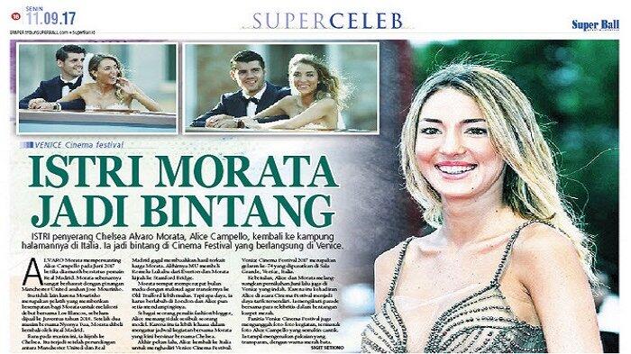 Istri Alvaro Morata jadi Bintang di Italia