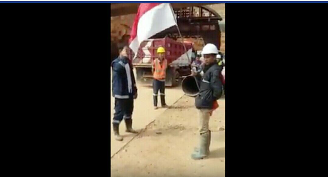 Viral Pekerja Asing Proyek Tol di Sumedang Dihukum Hormat Merah-Putih

