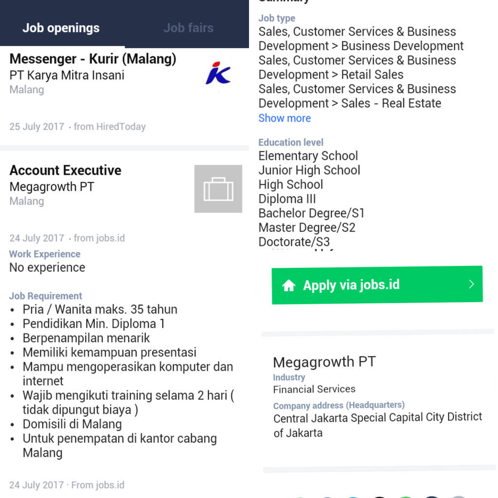 Daftar Perusahaan dan Outsourcr penipu