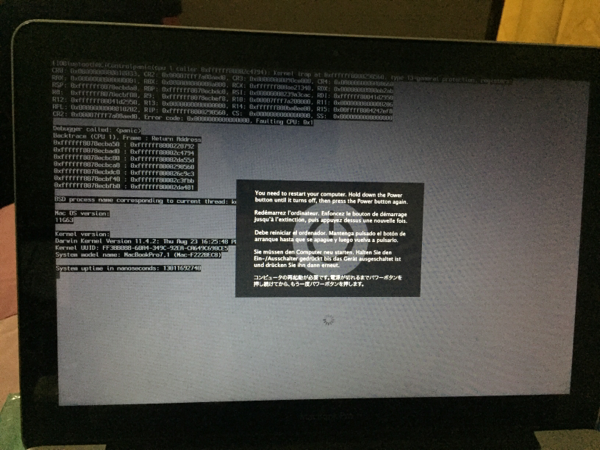 (ASK) macbook tiba tiba mati dan gabisa nyala
