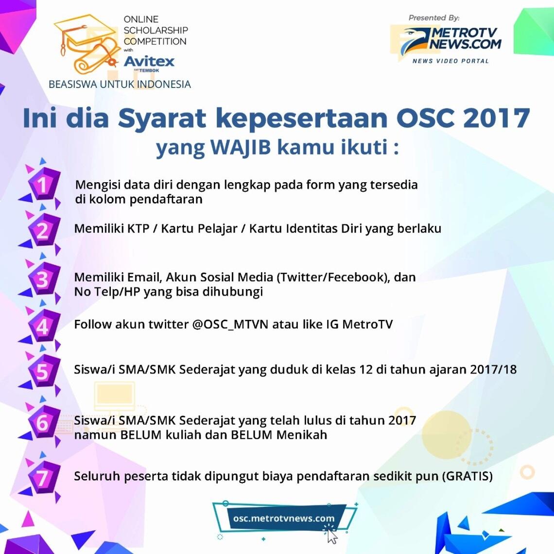 Hal Yang Harus Diperhatikan Saat Mendaftar Osc With Avitex 2017 Kaskus