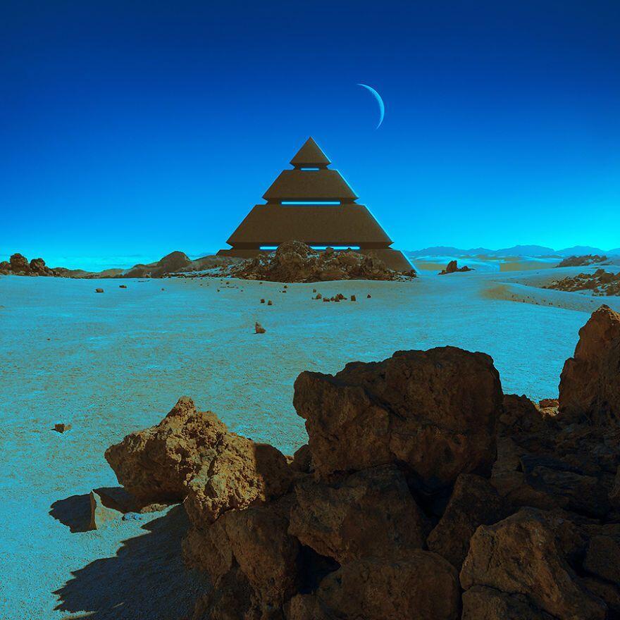 Keren Gabungan Lukisan dan Foto Parallel World Seniman Polandia