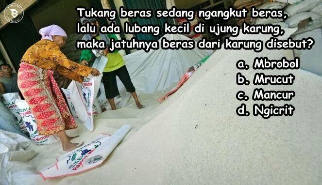 Bantu Jawab Tes bahasa Jawa Ala TOEFL