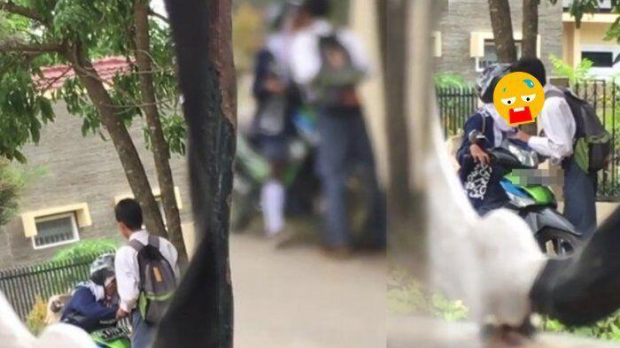 Duh, Dua Pelajar Ini Kegep Mesum di Bawah Pohon!