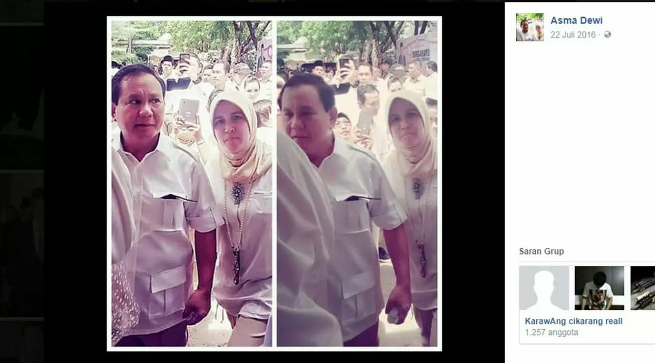 Gerindra Tegaskan Tak Kenal Asma Dewi