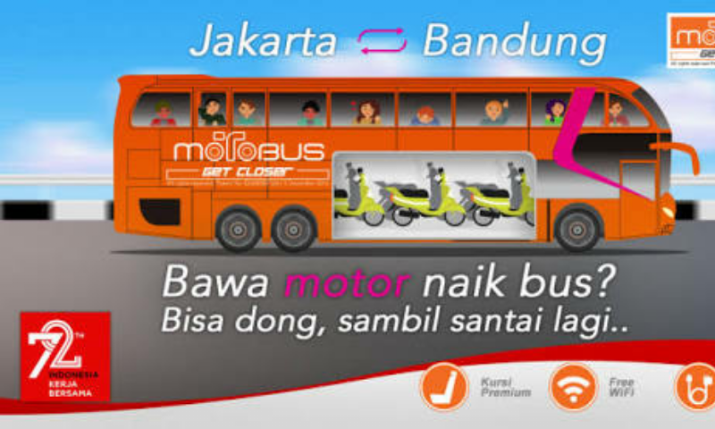 Bus Penumpang sekalian Angkut Motor akan hadir Di Indonesia