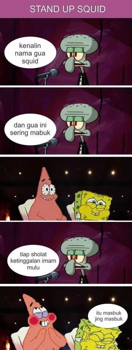 Ini Dia Saat Squidward Stand Up Comedy KASKUS