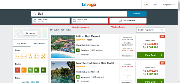 Membandingkan Harga Hotel Lewat Trivago | KASKUS