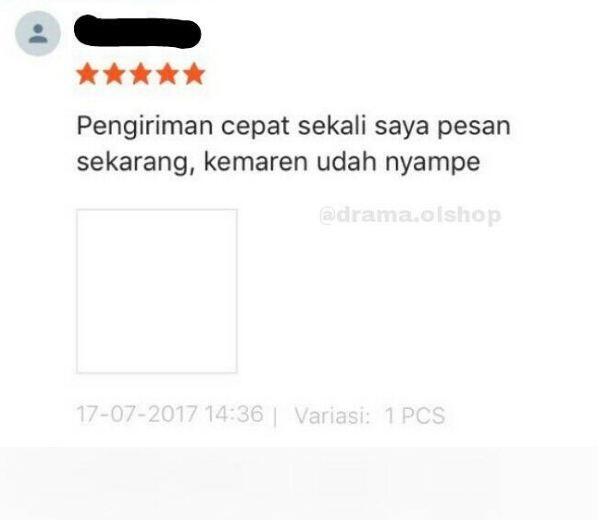 10 Testimoni pembeli online shop ini uniknya bikin tersenyum kecut