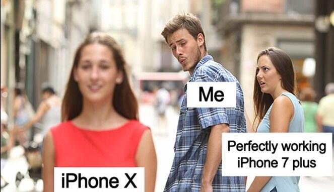 Meme-meme Kocak iPhone X