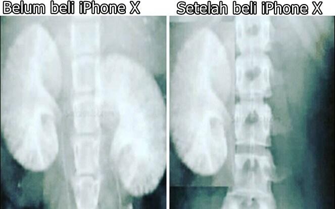 Meme-meme Kocak iPhone X
