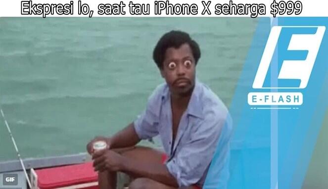 Meme-meme Kocak iPhone X