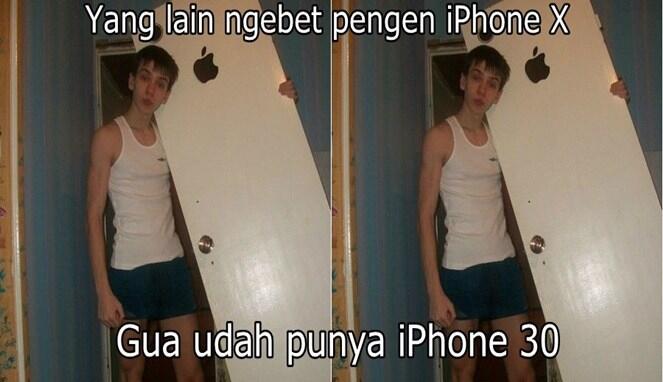 Meme-meme Kocak iPhone X