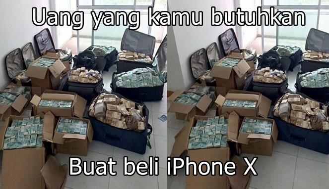 Meme-meme Kocak iPhone X