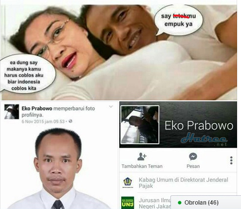 Fakta Mengejutkan Soal Eko Prabowo Yang Share Foto Editan Jokowi Peluk Megawati