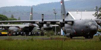 Dua Pesawat TNI AU Berisi Bantuan untuk Rohingya Tiba di Banglades