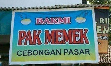 Nama rumah makan kocak ini bikin nafsu ketawamu meledak-ledak