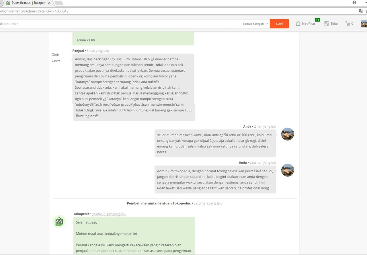 Surat terbuka kepada TokoPedia
