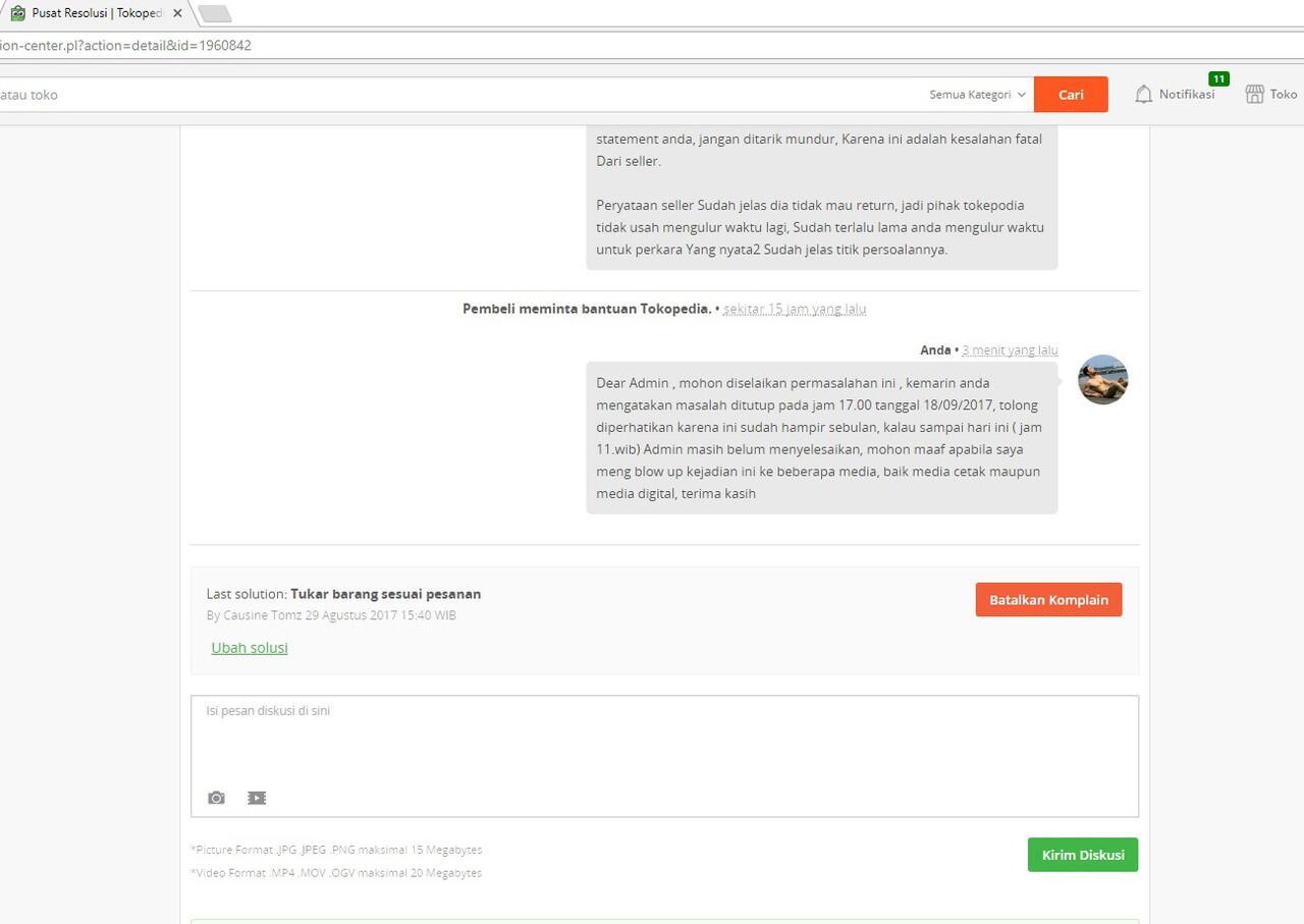 Surat terbuka kepada TokoPedia