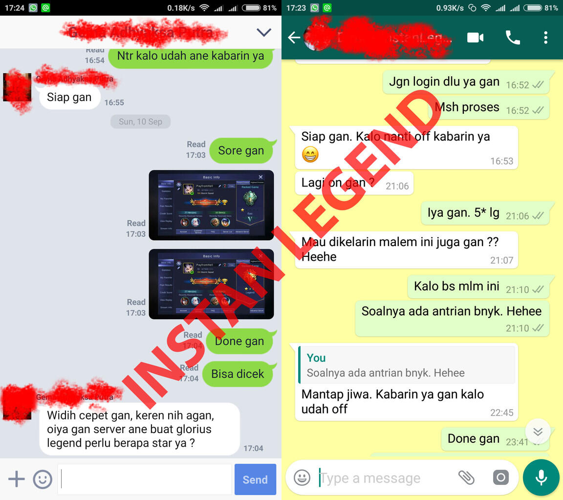 Meme Chat Mobile Legend DP BBM Lucu Kocak Dan Gokil