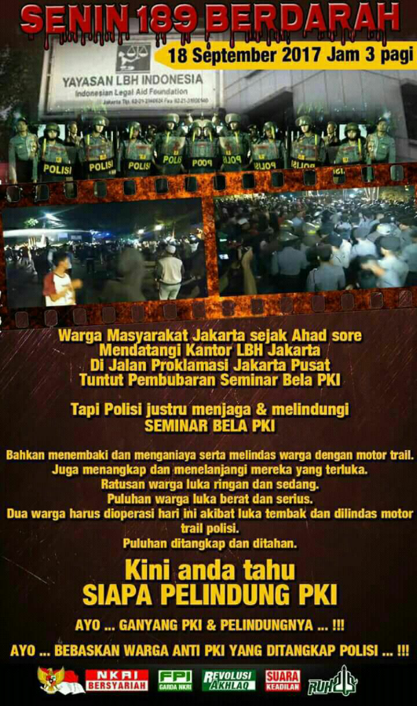 Sebagian Gerombolan Penyerang YLBHI Anggota FPI