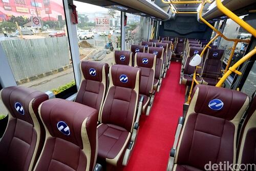 Penampakan Bus TransJakarta Premium yang Sepi Peminat