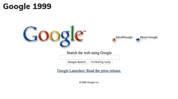 Keren Gan!!! Perubahan Tampilan Google Selama 20 Tahun