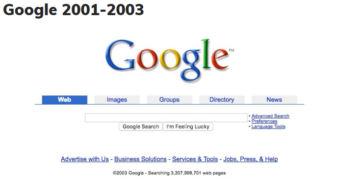 Keren Gan!!! Perubahan Tampilan Google Selama 20 Tahun