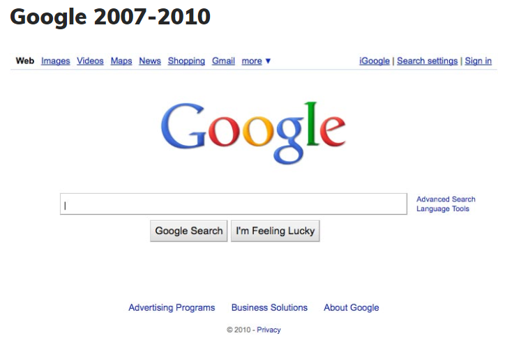 Keren Gan!!! Perubahan Tampilan Google Selama 20 Tahun