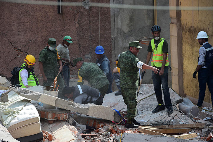 119 Tewas Dalam Gempa Besar di Meksiko