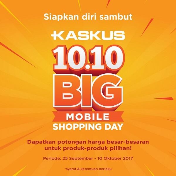 Siapin Diri untuk Ikutan 10.10 Big Mobile Shopping Day di KASKUS!
