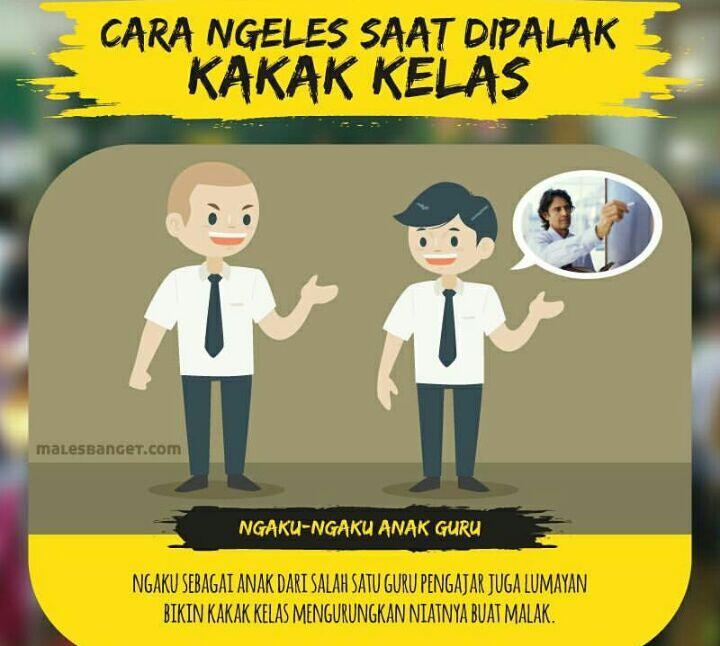 6 Cara ngeles saat dipalak kakak kelas