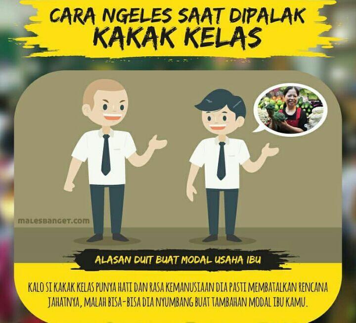 6 Cara ngeles saat dipalak kakak kelas