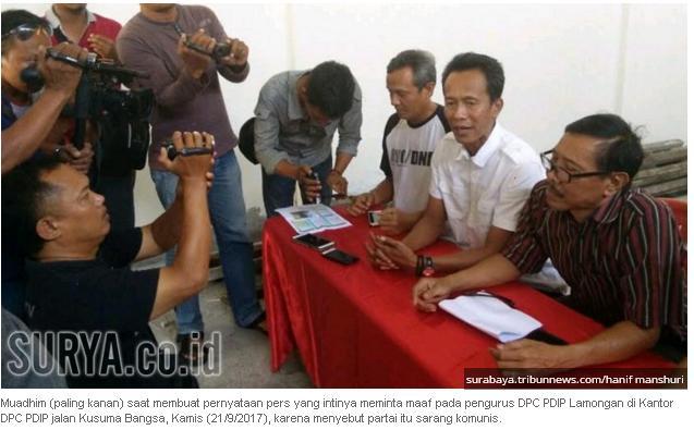Di Grup Whatsapp Sebut PDIP Sarang PKI, Guru PPKN di Lamongan Akhirnya Minta Maaf
