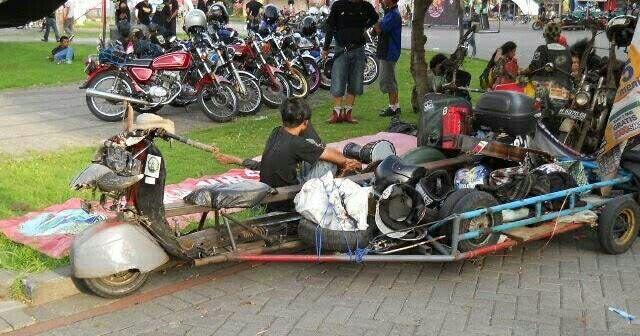 MACAM MODE PADA VESPA GEMBEL