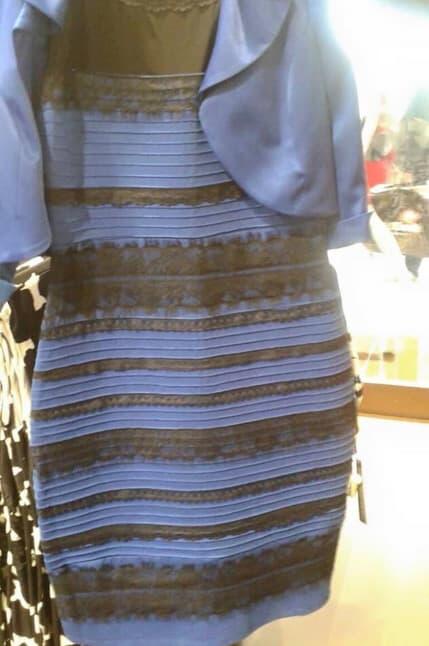 Gan dress ini warna nya apa? (70%) salah menjawab. (The Dress), Foto viral