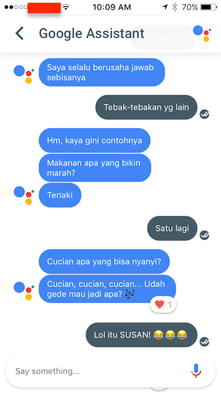 Fitur Lumayan Asoy di Google Assistant 