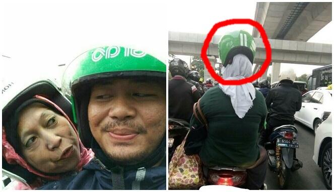 5 Tipe Kelakuan Super Nyeleneh Emak-Emak Saat Naik Ojek Online, Dijamin Bikin Ngakak