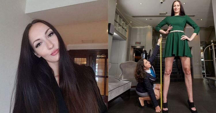 12 Penampilan menawan Ekaterina, model dengan kaki terpanjang di dunia