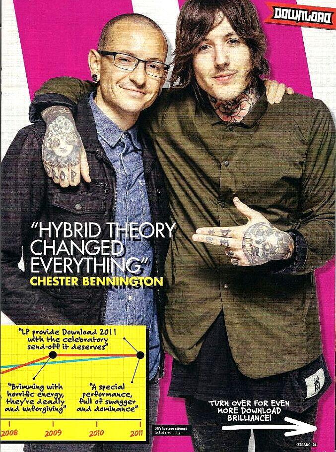 Oliver Sykes (BMTH) Jadi Vokalis Linkin Park di Konser Tribute to Chester Bennington