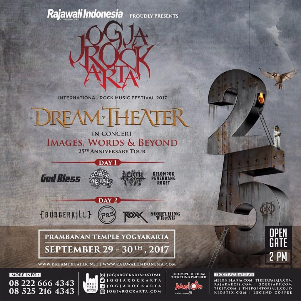 Dream Theater Konsel Live Prambanan Bantu Share Transportasi Dari Surabaya