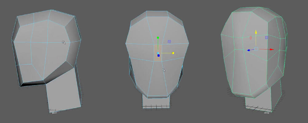 Creature Design : Head Base (Maya ver.)