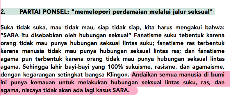 Partai Ponsel, Partai Ciptaan Seorang Psikopat atau Jenius dalam Sejarah Indonesia?